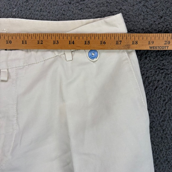 Nardelli Italy Mens 52 6R‎ Beige Cotton Linen Blend Pleated Trousers Pants - Picture 4 of 9